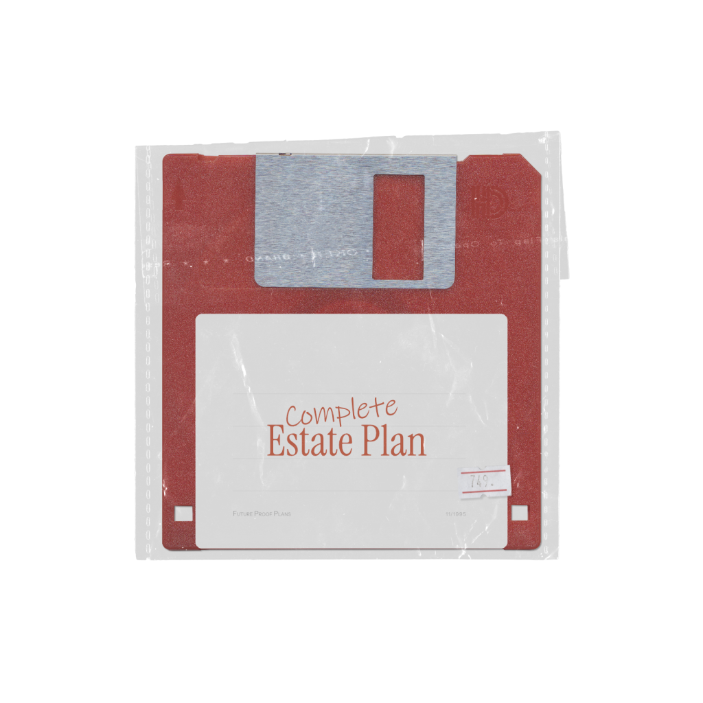 Floppy disk - bag - complete estate plan